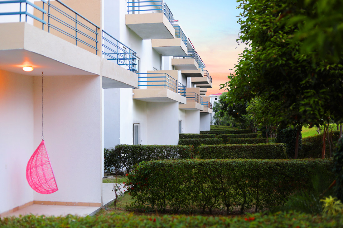 Premium villas and club area at Paramount Golf Foreste Noida