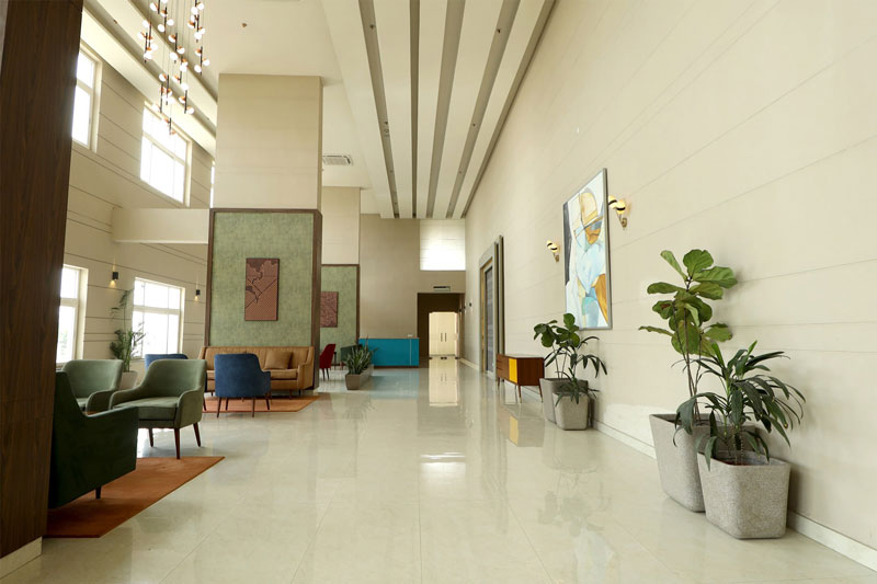 Lobby Area at Paramount Golf Foreste Greater Noida